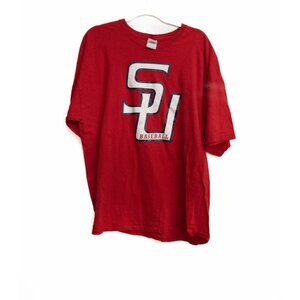 SLU Baseball Red Graphic T-Shirt 2XL